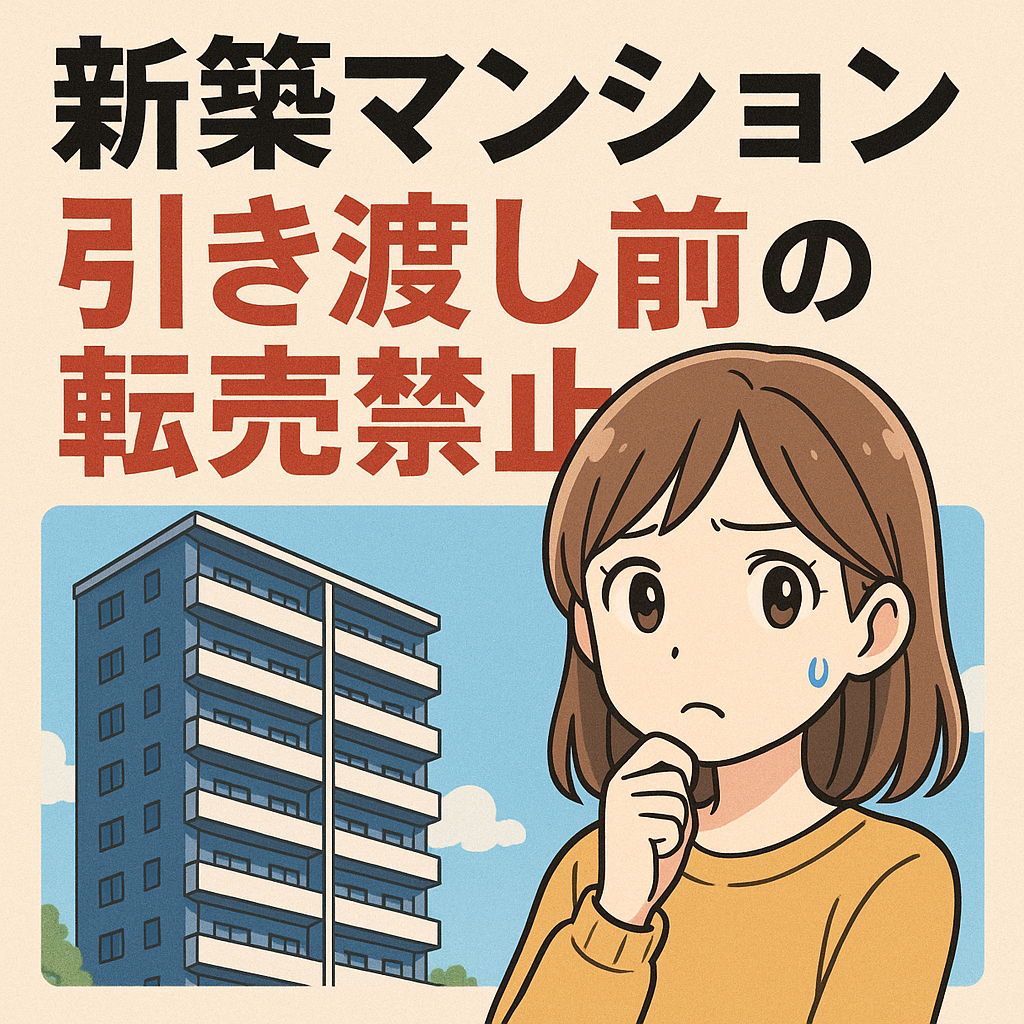 マンション「引き渡し前の転売禁止」へ】 ― 業界団体が方針を公表 